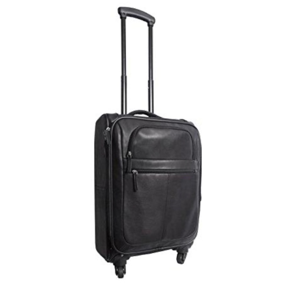 Canyon Outback Romeo Carry-on Leather Suitcase NWT